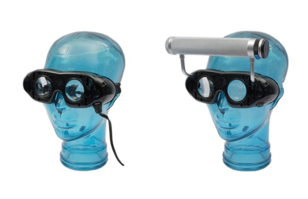 Nystagmus glasses – Frenzel type